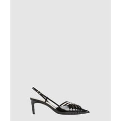 세라핀 65MM 레더 슬링백 펌프스 796016