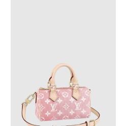 모노그램 자카드 데님 나노 스피디백 M81213