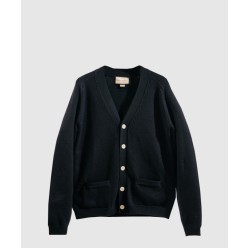 로고 니트 상의