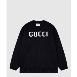 로고 니트 상의