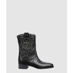 더블 G스터드 장식의 부츠 750508