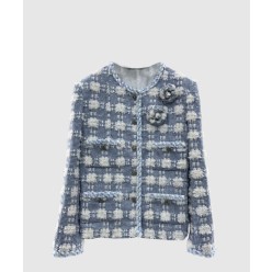 로고 쇼트 코트