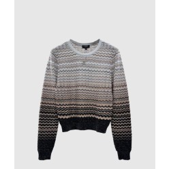 로고 니트 상의