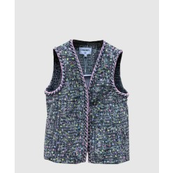 로고 쇼트 코트