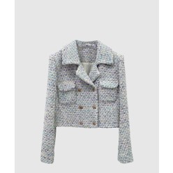 로고 쇼트 코트