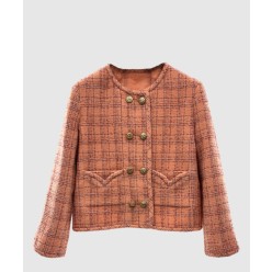 로고 니트 코트