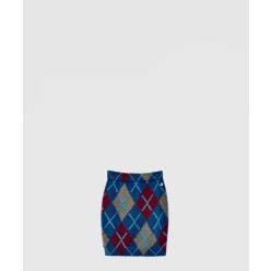 로고 하프 스커트