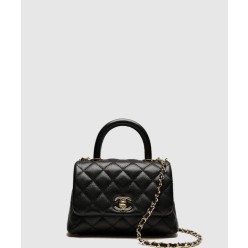 핸들 장식의 미니 플랩백 AS2215