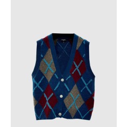 로고 하프 스커트