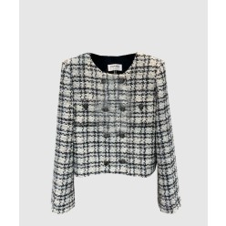 로고 쇼트 코트