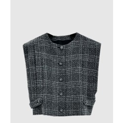 로고 쇼트 코트