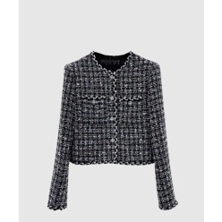 로고 쇼트 코트