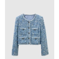 로고 쇼트 코트