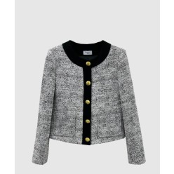 로고 쇼트 코트