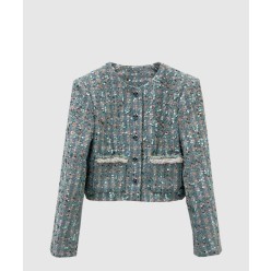 로고 쇼트 코트