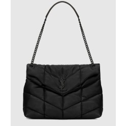 나파 퀼팅 가죽 소재 PUFFER 미디엄 577475