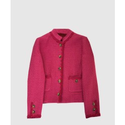 로고 쇼트 코트