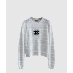 프린트 니트 톱