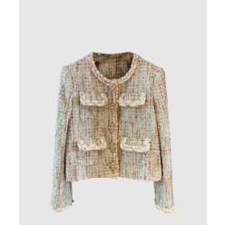 로고 쇼트 코트