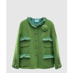 로고 쇼트 코트