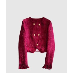 로고 쇼트 코트