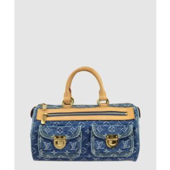 캔버스 자카드 데님백 M95019