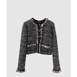 로고 쇼트 코트