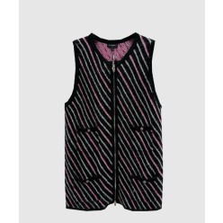 로고 니트 원피스