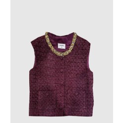 로고 쇼트 코트