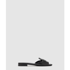 가죽 슬라이드 샌들 1XX781