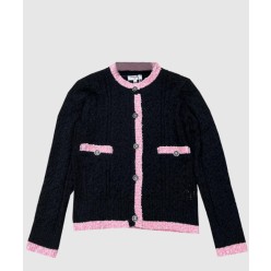 로고 니트 상의