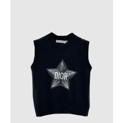 로고 니트 상의