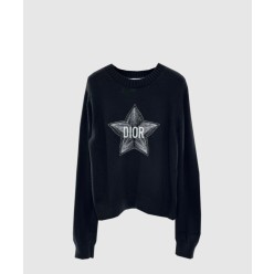 로고 니트 상의