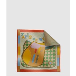 Tapis de Selle 더블 페이스 스카프 90