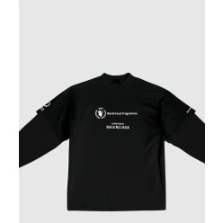 니트 면 프린트 티셔츠