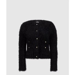 패딩 울 카디건