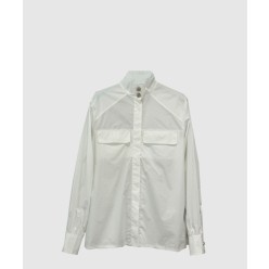 로고 프린트 셔츠 톱