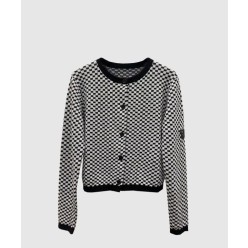 로고 니트 상의