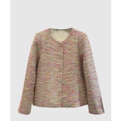 로고 쇼트 코트