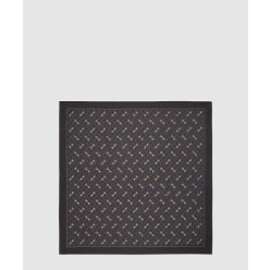 GG 프린트 홀스빗 실크 까레   ‎662576