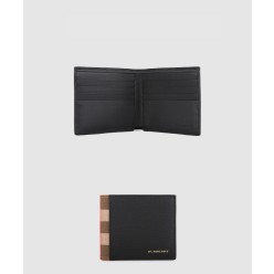 가죽 하우스 체크 바이폴드 지갑 40629191