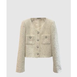 로고 쇼트 코트