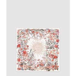 Saisons Printemps Soleil 90 스퀘어 스카프 42STA