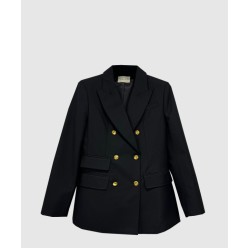 로고 쇼트 코트