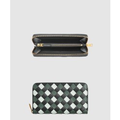 소가죽 위빙 지퍼 지갑 742332