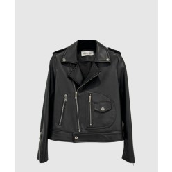 로고 쇼트 코트