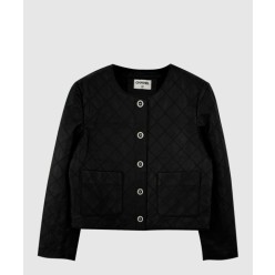 로고 쇼트 코트