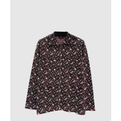 로고 프린트 셔츠 톱