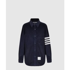 로고 프린트 셔츠 톱