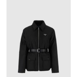 로고 쇼트 코트